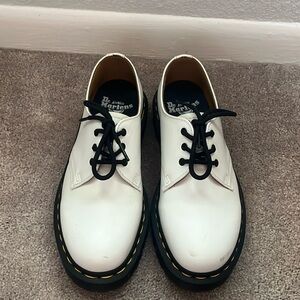 White Doc Martens Loafers size 8